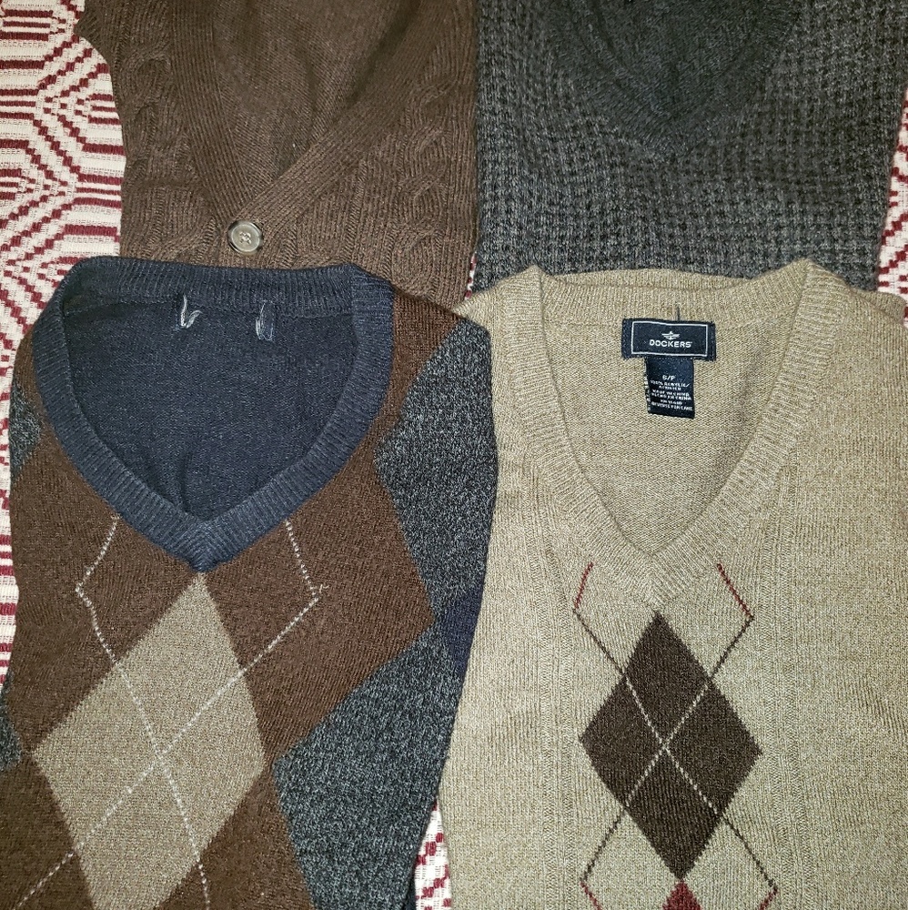 4 men wool vest